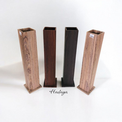 Wooden Flower Vase