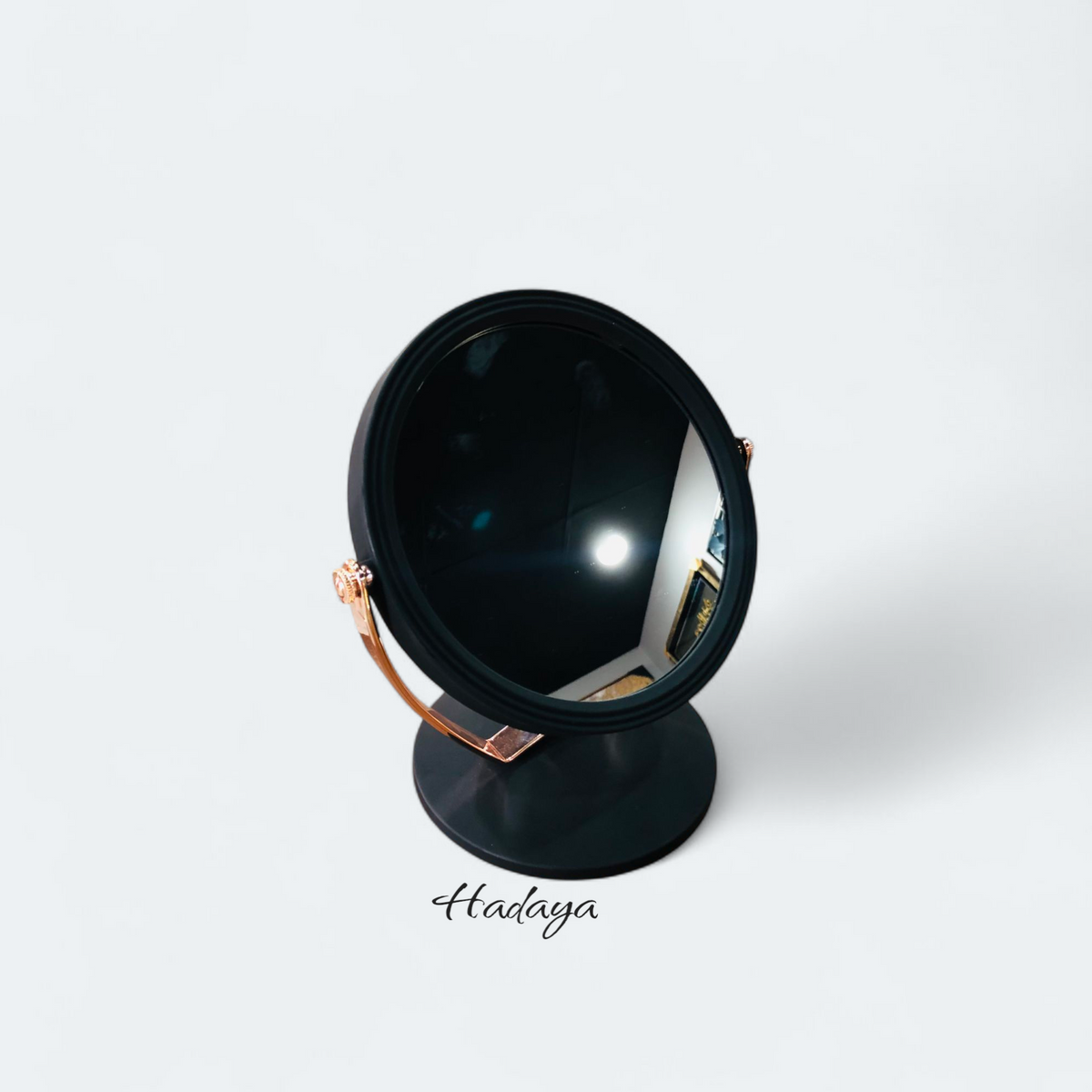 Black Table Mirror