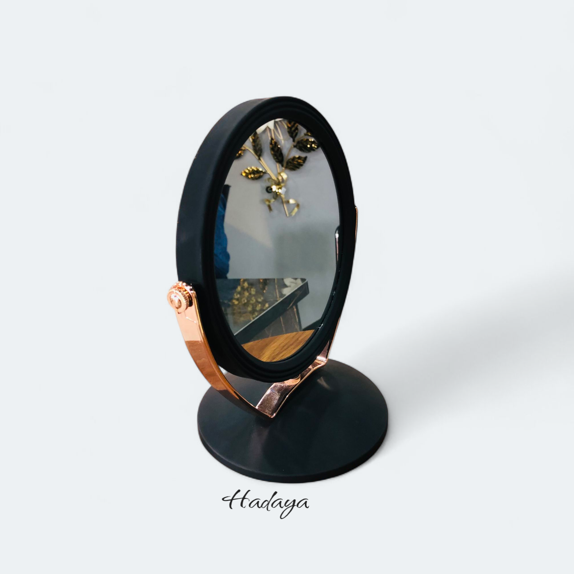 Black Table Mirror