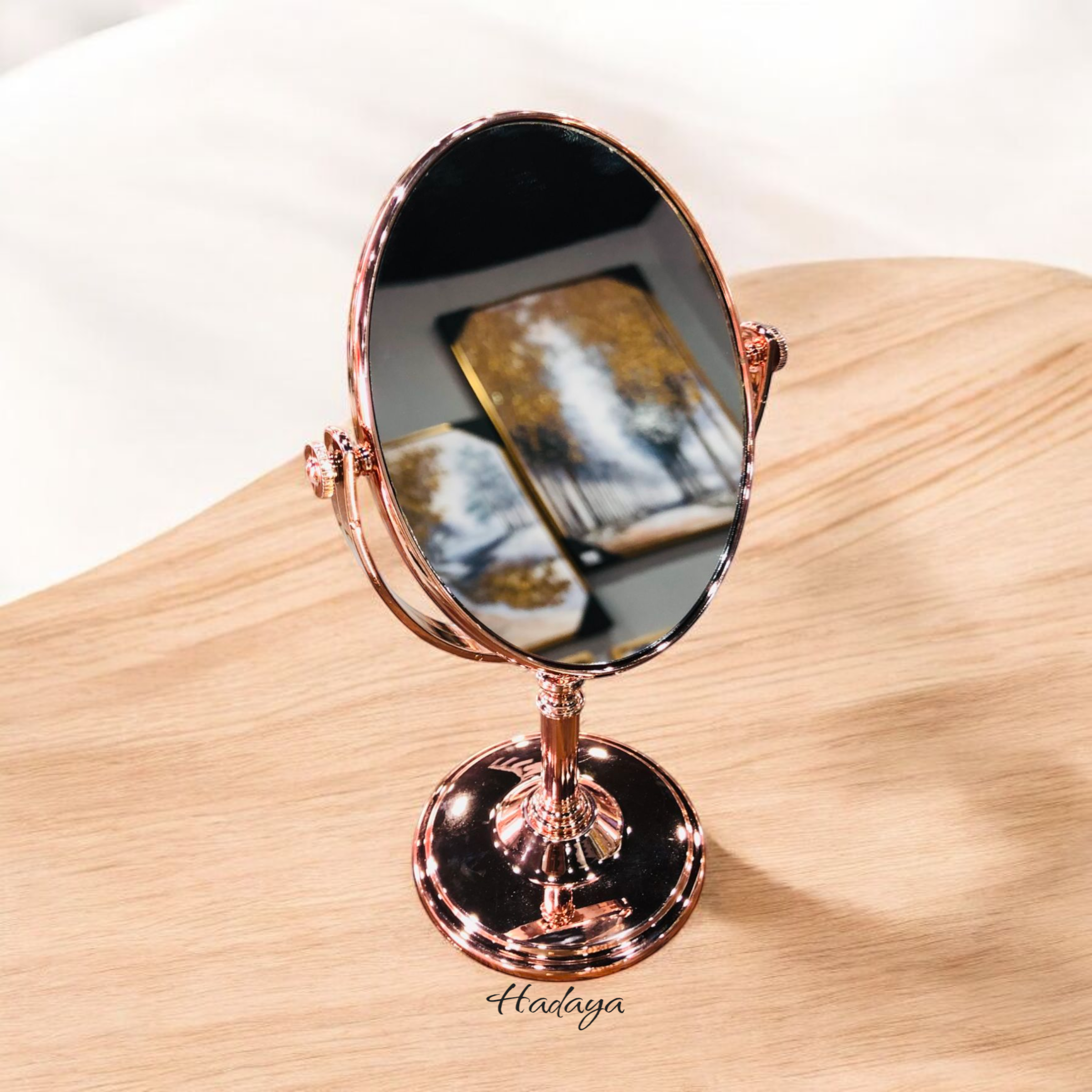 Copper Table Mirror