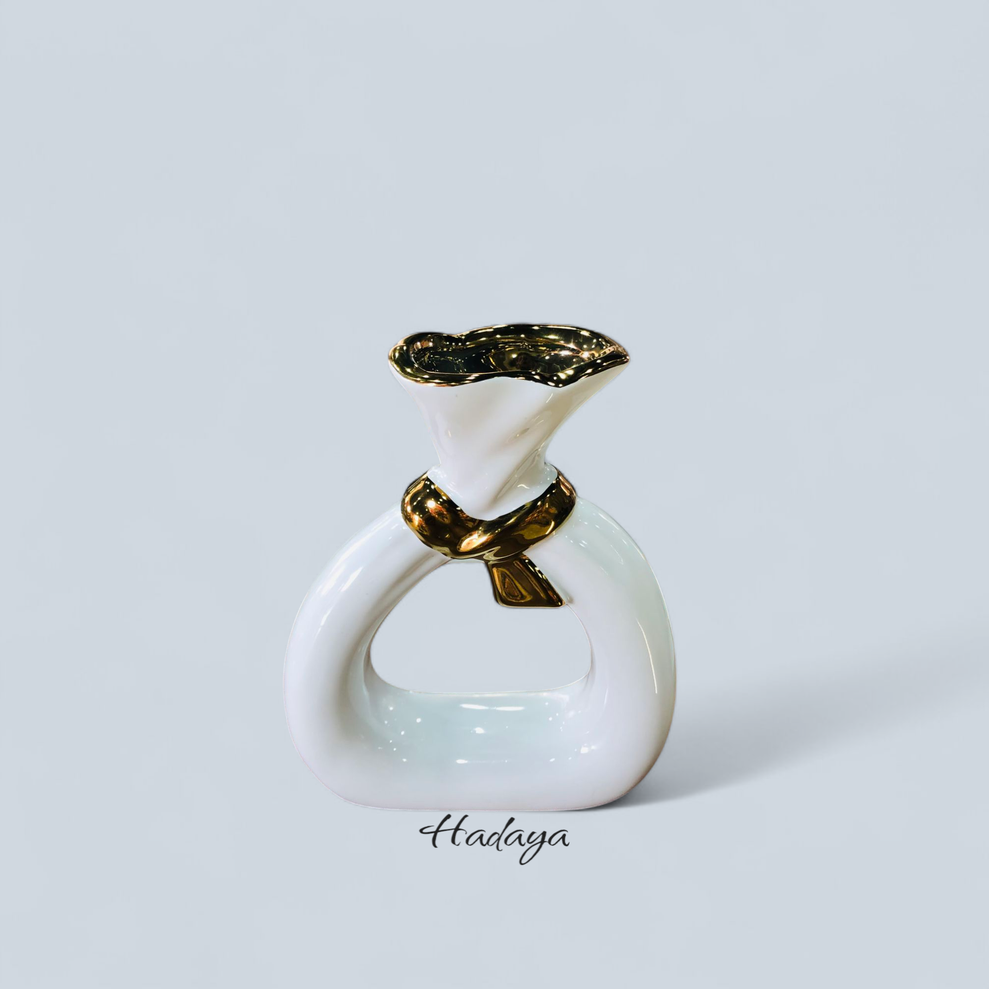 White Ceramic Vase (small)