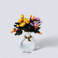 White Ceramic Vase (small)