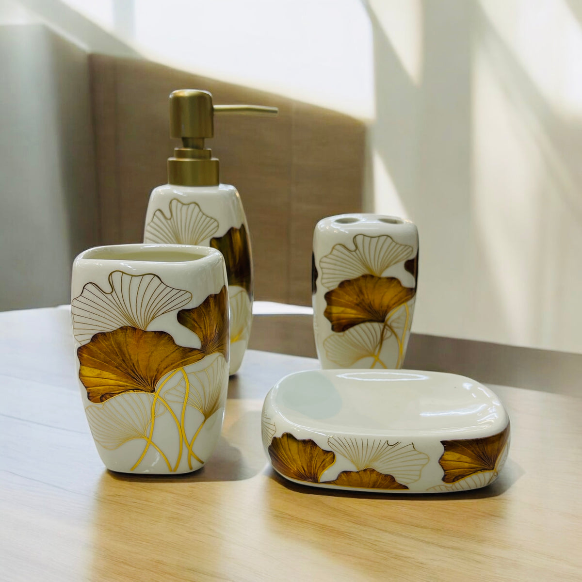 Ceramic Bath Set 4pcs