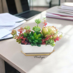 Artificial Flower Pot With Stand