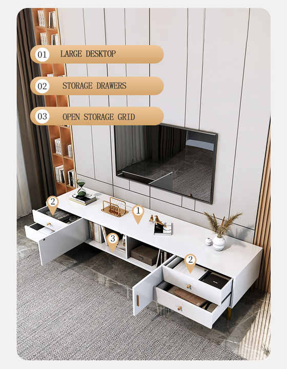 Tv LED Console Table